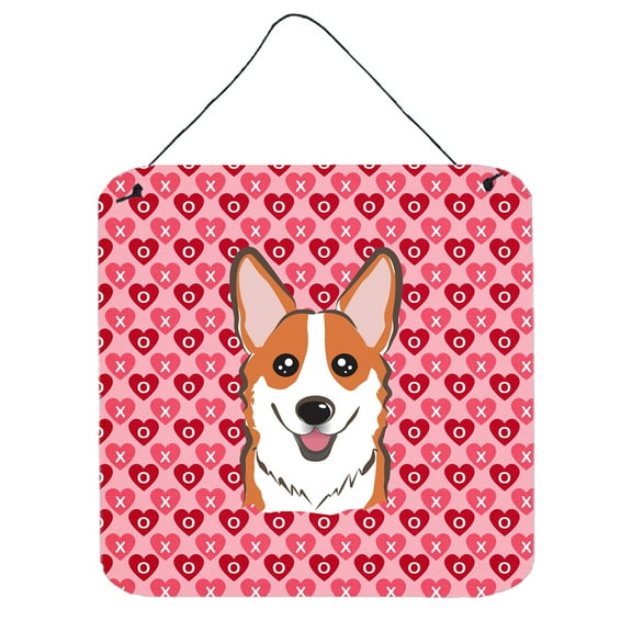 Red Corgi Wall or Door Hanging Prints