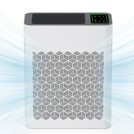 Air Purifier for large rooms up to 1095 sq. ft. with PM 2.5 display and air quality sensor, auto mode, timer - filters smoke, pollen, pet dander and allergens