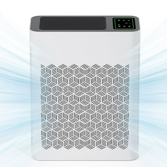 Air Purifier for large rooms up to 1095 sq. ft. with PM 2.5 display and air quality sensor, auto mode, timer - filters smoke, pollen, pet dander and allergens