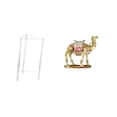 thumbnail image 1 of Mesita de noche,Mesa auxiliar de acrílico transparente,mesa auxiliar transparente de 2 niveles,Figura de escritorio,Figura de camello,decoración moderna,regalo de inauguración de la, 1 of 8