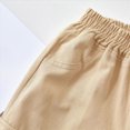 thumbnail image 5 of Gibobby Boys Pants Boys Cargo Pants School Chino Pants 2T 3T 4T 5T 6T 7T Kids Drawstring Elastic Waist Pull On Jogger Pants With Pockets Toddler Boys Winter Pants(9-10 Years,Khaki), 5 of 7
