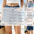 thumbnail image 3 of Karymi Jean Shorts Womens High Waist Frayed Hem Denim Shorts, Loose A‑Line Summer Jean Shorts with Pocket for Daily Beach Vacation Jean Shorts, 3 of 5