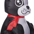 thumbnail image 3 of Gemmy Industries Yard Inflatables Boston Terrier, 3.5 ft, 3 of 4