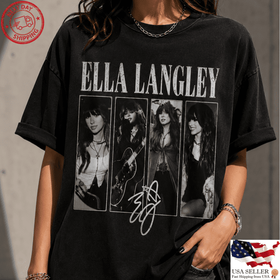 Ella Langley Vintage Photo Country Music Western T-Shirt