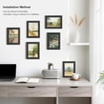 thumbnail image 4 of Picrit 5x7 Picture Frame with Real Glass Front and Black Backing, Wall Mount and Tabletop Display for Home and Office Decor, 4 of 7