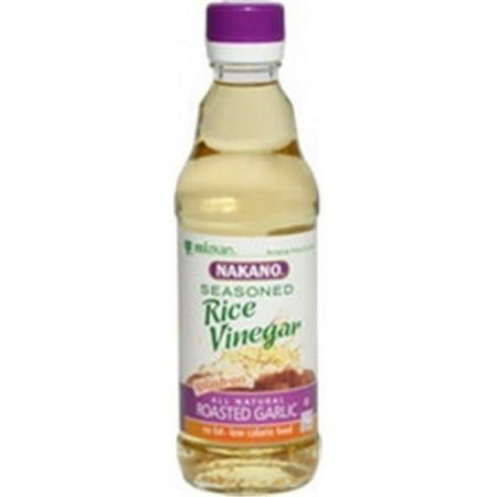 Nakano Nakano Seasoned Rice Vinegar with Garlic- 6x12 OZ