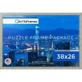 thumbnail image 3 of ArtToFrames 38x26 Inch - 97x66 CM Gray Puzzle Frame for 2000 piece Puzzles.1.25 Inch Custom MDF Puzzle Frames, Classic Silver - Comes with Economy Acrylic, 3 of 6