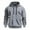 Gray, variant on Men's Casual Solid Color Hooded Long Sleeve Loose Fit Tactical Sweatshirt Workout Athletic Pullover with Kanga Pocket