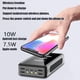 thumbnail image 4 of Cargador solar 50000 mah Banco de energía solar inalámbrico Batería de respaldo externa Banco de energía solar portátil kaili Sencillez, 4 of 5