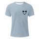 thumbnail image 4 of Camisas de Manga Larga para Hombres Imprimir Casual Cuello Redondo Blusa de Manga Corta, Camisas de Lino para Hombres, 4 of 4