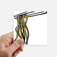 thumbnail image 1 of China Chinese Dish Noodle Traditional Pattern Sticker Square Waterproof Stickers Wallpaper Car Decal, 1 of 1