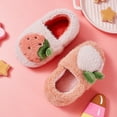 thumbnail image 5 of Boys Girls Cute Cartoon Slippers Kids Plush Warm Winter House Shoes, 5 of 7