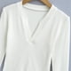 thumbnail image 4 of Sudadera con capucha para mujer,Sudadera con estampado de moda para mujer, blusa informal de manga larga con cuello en V, suave imitación de rayón, para uso diario, sopatenor, 4 of 8
