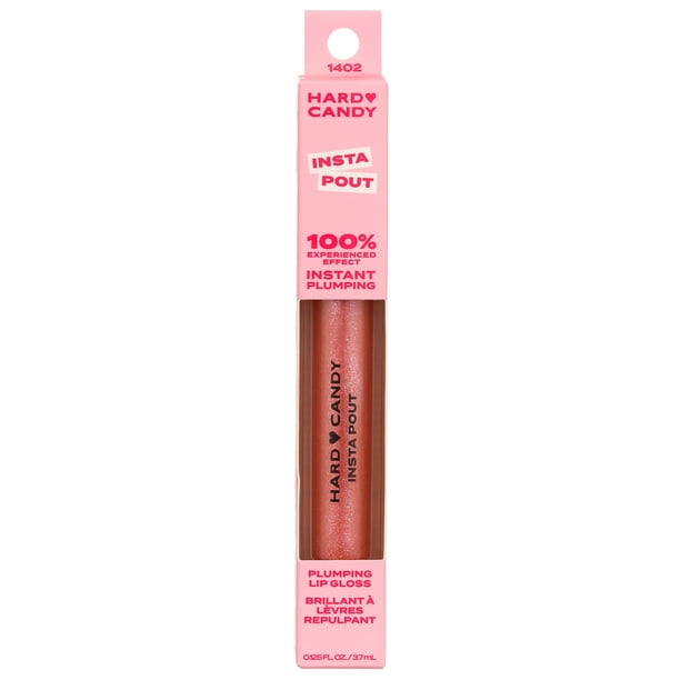 Hard Candy INSTA POUT Plumping Lip Gloss, Cake Walk, .0125 fl oz