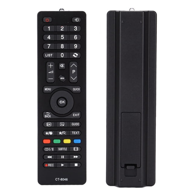 Control remoto para Toshiba TV, CT‑8046 Control remoto de repuesto Reemplace el control remoto para Toshiba TV Control remoto para funciones de vanguardia Toshiba
