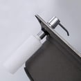 thumbnail image 5 of Dispensador de jabón para fregadero de níquel cepillado, dispensador de jabón para fregadero de cocina, repuesto de acero inoxidable desde la parte superior, dispensador de jabón integrado, 5 of 5