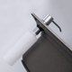 thumbnail image 5 of Dispensador de jabón para fregadero de níquel cepillado, dispensador de jabón para fregadero de cocina, repuesto de acero inoxidable desde la parte superior, dispensador de jabón integrado, 5 of 5