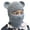 grey, variant on Knitted Bear Hats Headdress Photo Props Handmade Headwear Photo Props Accessories Panda Ears Bear Theme