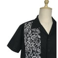 thumbnail image 4 of Men Casual Shirts Panel Pattern Button Down Shirt, 4 of 5