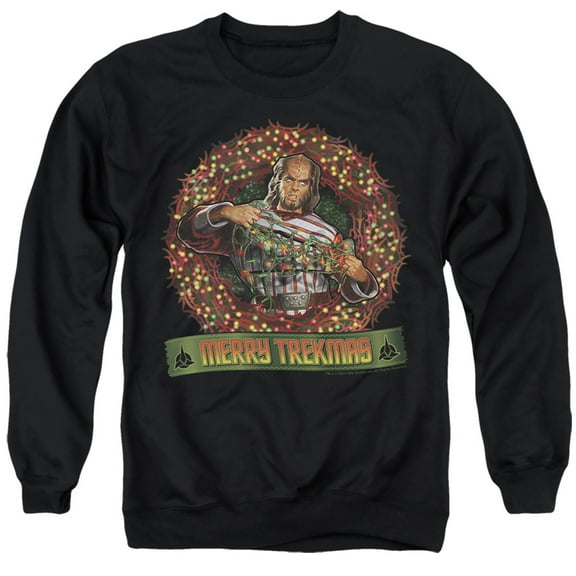 Star Trek Christmas Merry Trekmas Unisex Adult Crewneck Sweatshirt