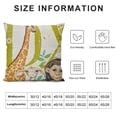 thumbnail image 5 of BANET My Own Name Pillowcase, with Name, Polyester, Plush Fleece - Jungle White, 5 of 5