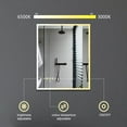 thumbnail image 3 of Taimei Frameless LED Light Mirror 30" W x 36" H x 1.5” D(MC04-3036SF1) Beveled edges, Touch Screen power on/off, Defogger, elegant design by FOCA US, 3 of 7