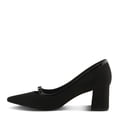 thumbnail image 4 of PATRIZIA ERONE Women’s Block Heel Pump – Pointed Toe Slip-On with Buckle Detail and Patent Trim, 4 of 9
