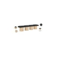 thumbnail image 2 of Meridian Furniture Pavilion Black Boucle Fabric Bench, 2 of 7