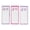 Violet, variant on Inkdotpot Pack of 3 Magnetic Fridge To-Do List Notepads- Magnetic Memo Pads For Refrigerator-(50 Sheets Each)-FV