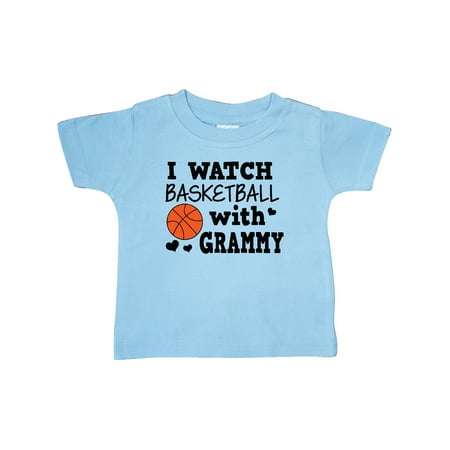 

Inktastic I Watch Basketball with Grammy Gift Baby Boy T-Shirt