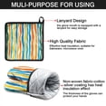 thumbnail image 7 of Colorful and Grey Abstract Art Artwork Kitchen Oven Mitt and Pot Holder Sets 4 Pcs for Baking, Cooking and Grilling, Heat Resistant Up To 392 °F, 7 of 7