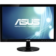 Asus VS197D-P 18.5" LED LCD Monitor - 16:9 - 5 ms - Adjustable Display Angle - 1366 x 768 - 16.7 Million Colors - 250 Nit - 50,000,000:1 - WXGA - VGA - 21 W - Black - ENERGY STAR, RoHS, WEEE, EPEAT Si