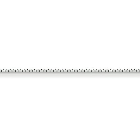 Octagon Prism Chandelier Chain - 1mm Sterling Silver Diamond Cut Octagon Box Chain Necklace