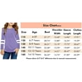 thumbnail image 3 of Sherrylily Girls Casual Long Sleeve T Shirts Kids Loose Tunic Tops Color Block Tee Blouses Size 4-15, 3 of 3