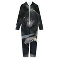 thumbnail image 3 of Demon Slayer Muichiro Tokito Kids Hooded Jumpsuit Union Suit Onesie One Piece Blanket for Boys Girls, 3 of 7