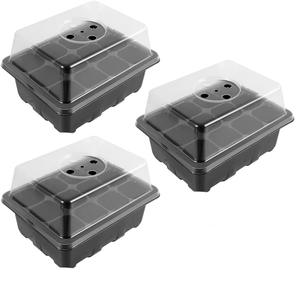 3 Pack Mini Greenhouse for Seedling Seedling Tray Seedling Tray with