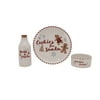 Cookies for Santa Stoneware 3 Piece Set, by Holida