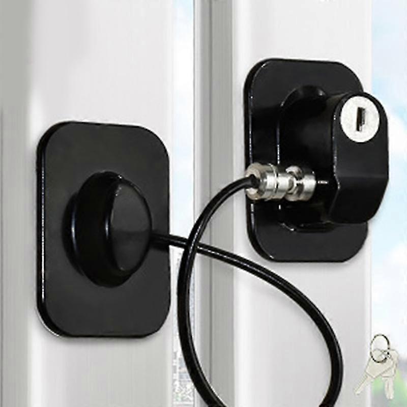 Refrigerator Lock with Keys Refrigerator Cabinet Child Safety Childproof for Children Window Door Drawer