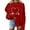 Red, variant on Womens Valentine'S Day Tee Fashion Print Jumper Womens Casual Clothing,Red,M