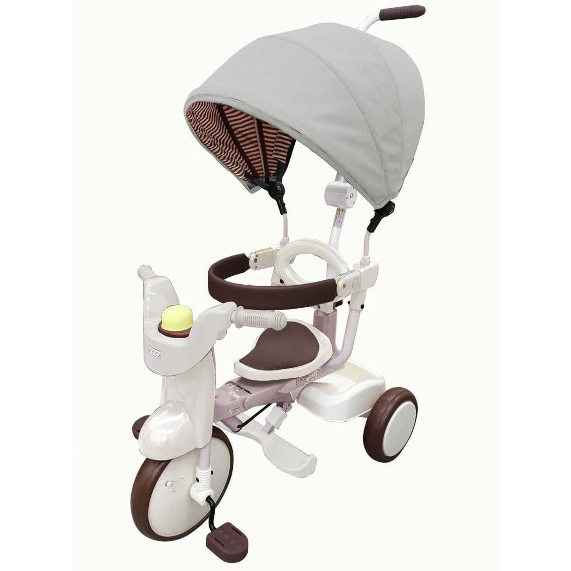 iimo 3-in-1 Foldable Tricycle with Canopy (Gentle White)