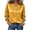 Yellow, variant on Vrorvz 3/4 Sleeve Satin Shirts for Womens Button down V Neck Shirt Casual Business Work Summer Tops