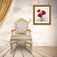 thumbnail image 3 of OToole, Tim 12x14 Gold Ornate Wood Framed with Double Matting Museum Art Print Titled - Red Poppy Fresco I, 3 of 4