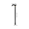 thumbnail image 2 of Beaupretty Adjustable Walking Stick for Seniors Made of Aluminum Alloy and Plastic Lightweight Compact Design for Outdoor Use Black Color, 2 of 6