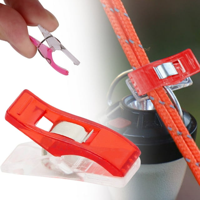 Sewing Clips, 1 Pcs Premium Quilting Clips, Versatile Craft Clips for Quilting, Fabric, Binding, Crocheting, Kniting etc,Red
