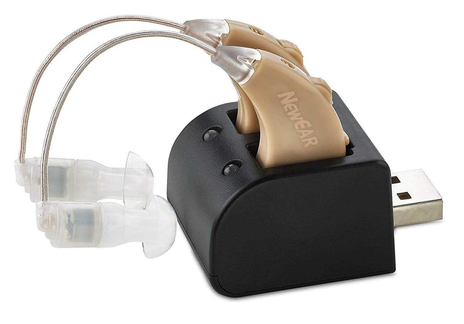 MEDca Hearing Black Amplifiers Set with New Digital Technology Almost