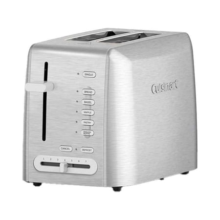 Cuisinart 2 Slice Toaster, Black With Dual control panel