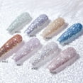 thumbnail image 3 of Nail Powder Long Lasting Holographic DIY Mirror Effect Nail Glitter Powder for Manicure, 3 of 8