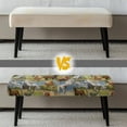 thumbnail image 6 of POLERO Wild Horse Dining Bench Covers, Stretch Cushion Covers Removable Washable Bench Slipcover, Animal Themed Rectangle Seat Protector for Dining Room, Living Room, Bedroom, Kitchen, 6 of 7