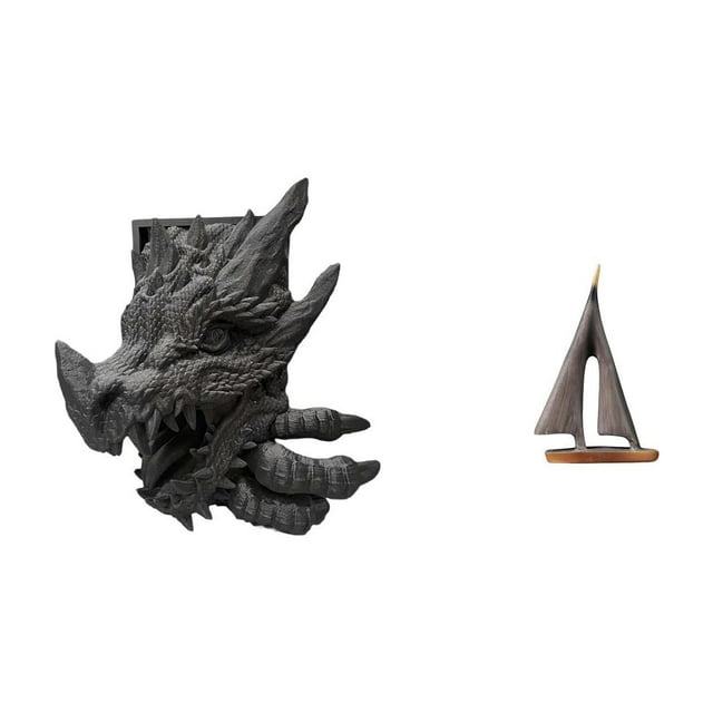 Figura de mesa,Estantería sujetalibros Estatua Sujetalibros,Escultura de velero,Estatua de velero,decoración de barco de vela,velero,Figura decorativa de resina con forma de velero