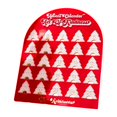 thumbnail image 1 of Calendario de Adviento de Navidad Adorno de escritorio con números Decoración navideña Calendario de Navidad para recuerdo de fiesta Dormitorio Rojo, 1 of 9